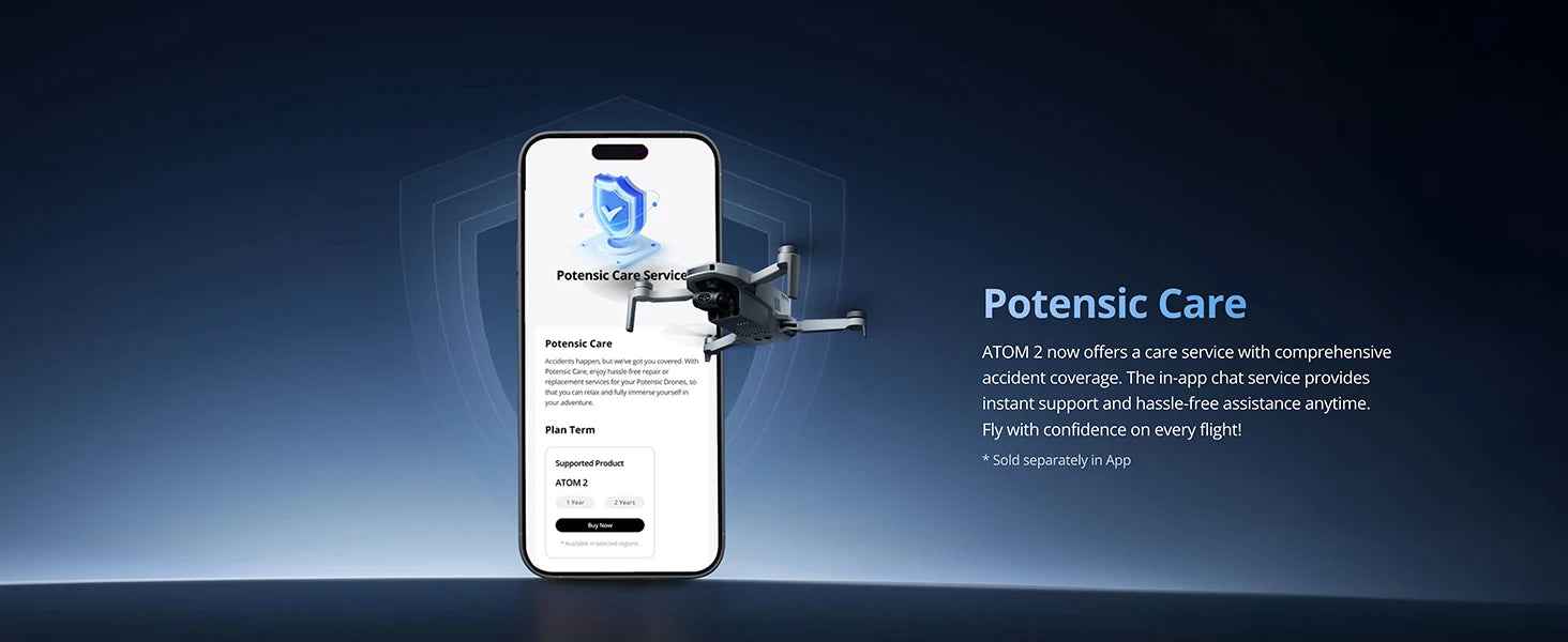 Potensic ATOM 2 Camera Drone - Ultra Light Under 249 Grams With 4K HDR Video And 8K Photos by Tech-Home Store