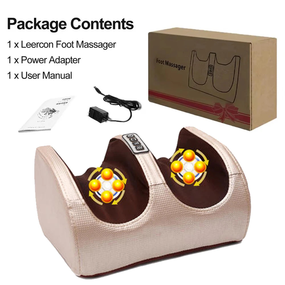 Electric Foot Massager Heating Therapy Hot Compression