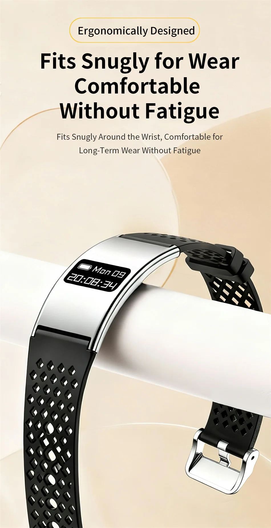 Men Women Smart Bracelet Heart Rate Sleep Monitor Health Smart Band Waterproof Sports Fitness Tracker Smartwatch For Android iOS by Tech-Home Store