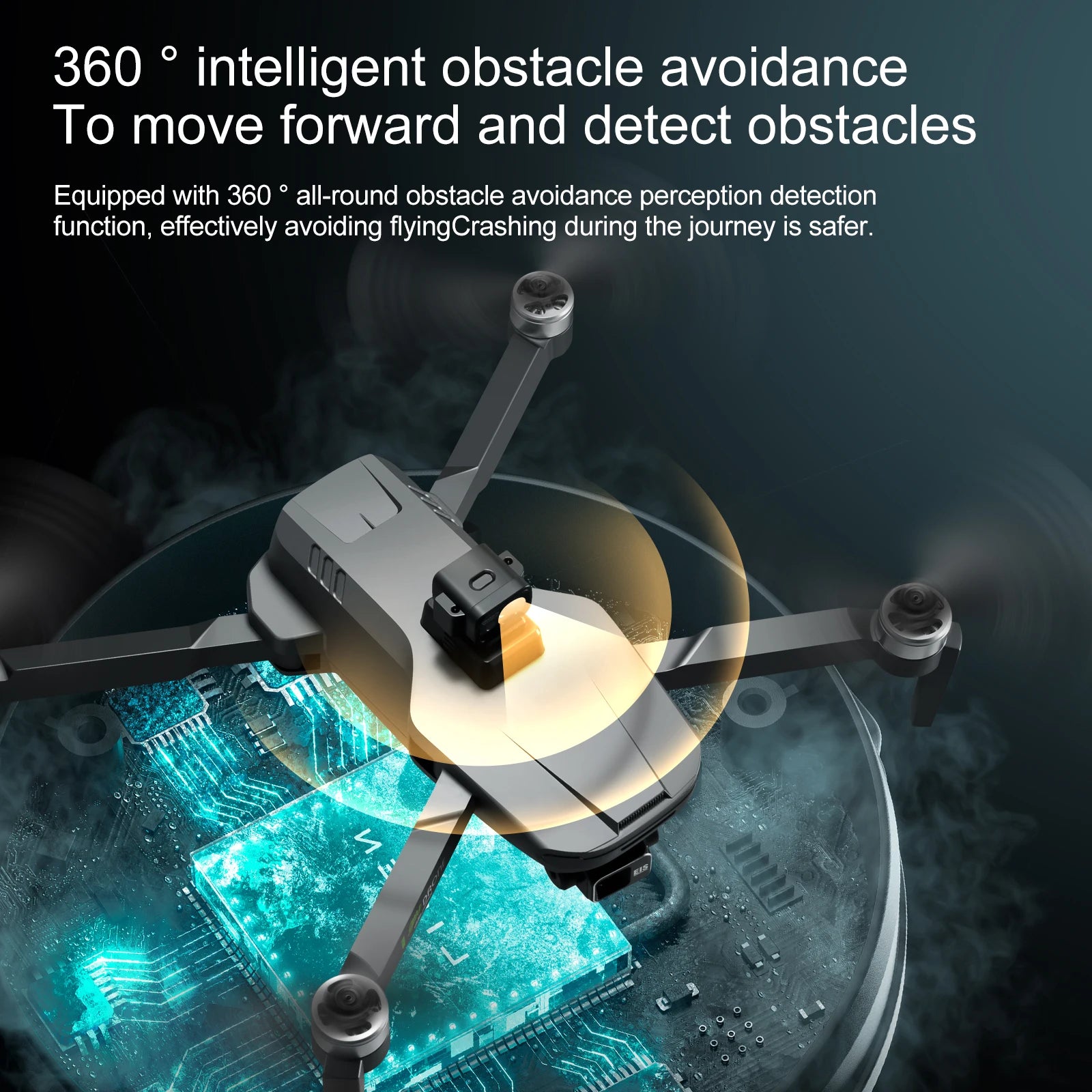 2025 NEW HOT S155 GPS Drone 8K Professional Dual HD Camera 5G FPV 360° Obstacle Avoidance Brushless Motor