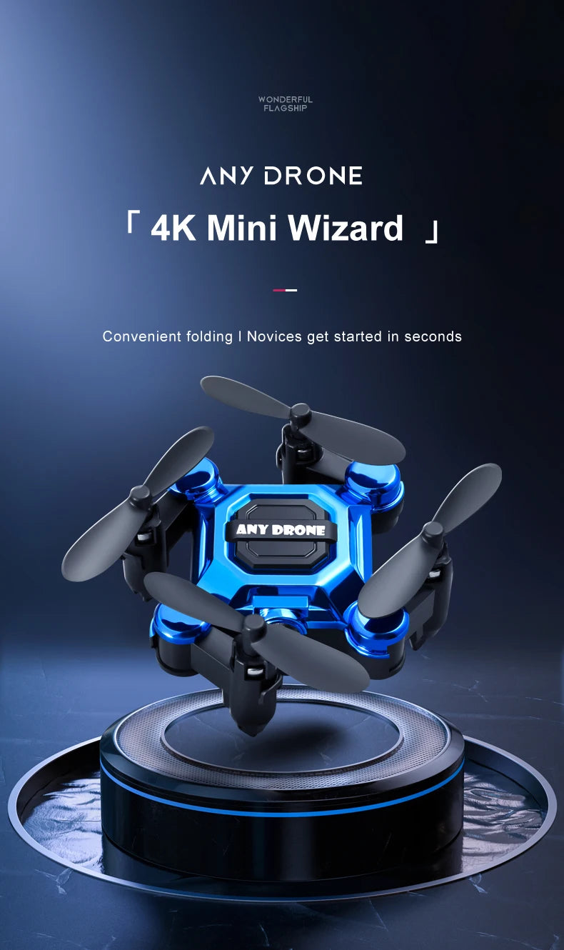 K04 Mini Folding Storage Aircraft Mini Drone 4K - Ultra Lightweight Portable Aerial Camera For Travel by Tech-Home Store