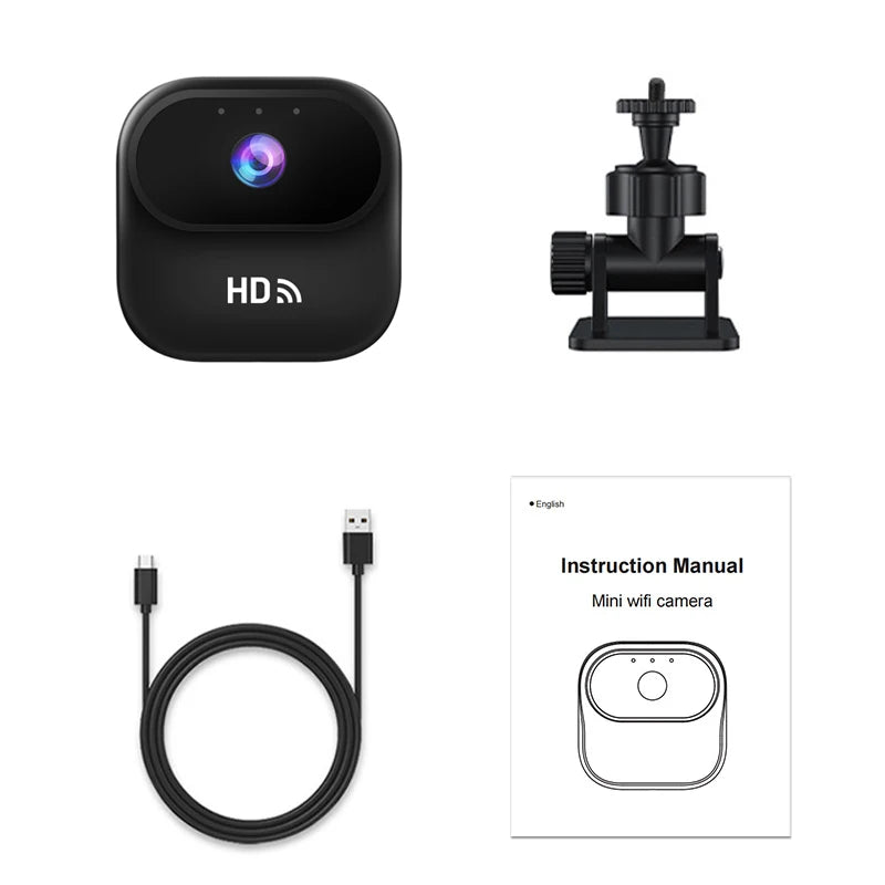 Ourlife A800 Mini Camera 1080P WiFi Smart Home Security Camera Monitor Camcorders Video Surveillance Camera With Motion Tracking by Tech-Home Store