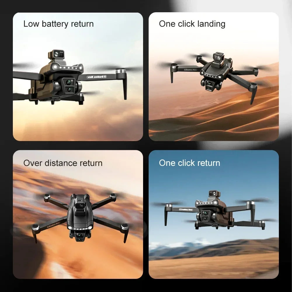 Lenovo V198 MAX GPS Drone 8K Profesional 4K HD Camera Brushless Laser Obstacle Avoidance Foldable Quadcopter Aerial Optical by Tech-Home Store