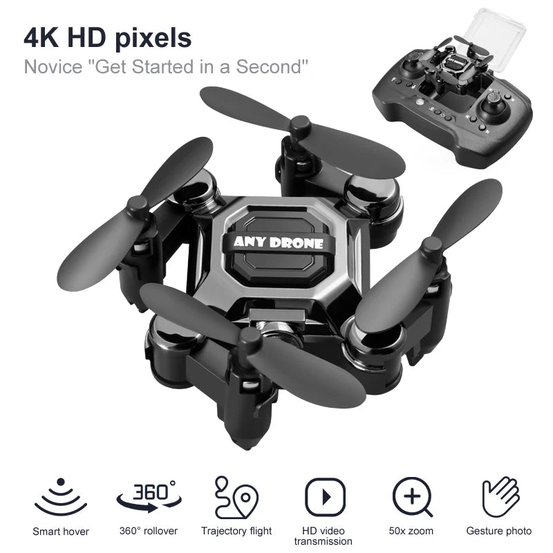K04 Mini Folding Storage Aircraft Mini Drone 4K - Ultra Lightweight Portable Aerial Camera For Travel by Tech-Home Store