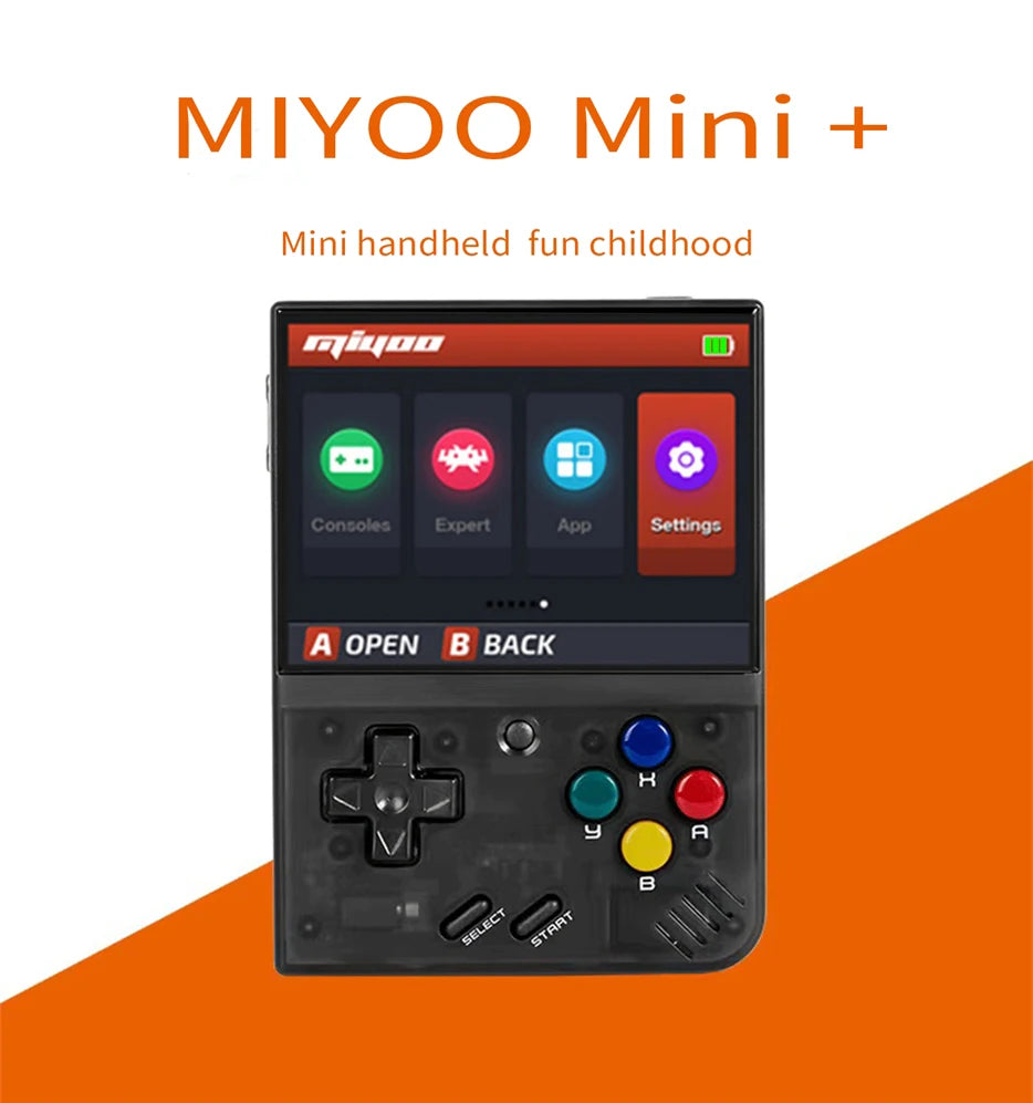 Miyoo Mini Plus Retro Handheld Game Console Classic Players Emulator IPS Screen with WiFi & RTC Portable Case Mini+ Video Games Consoles Simulator Pocket Gift For Leisure Time by Tech-Home Store