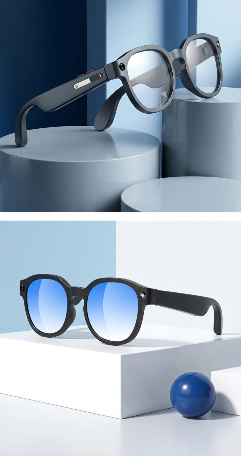 AI Vision Smart Sun Glasses - Translation Ready With 8MP Camera 4K Video Bluetooth Calls by Tech-Home Store