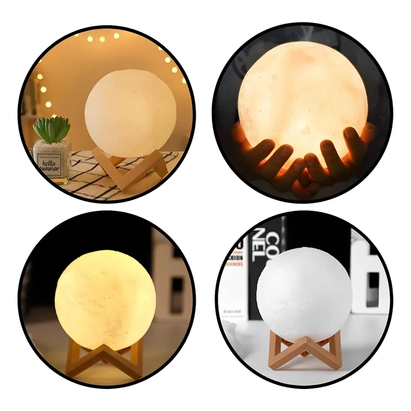 Book Light LED Moon Light Galaxy Light, Moon Night Light by Tech-Home Store