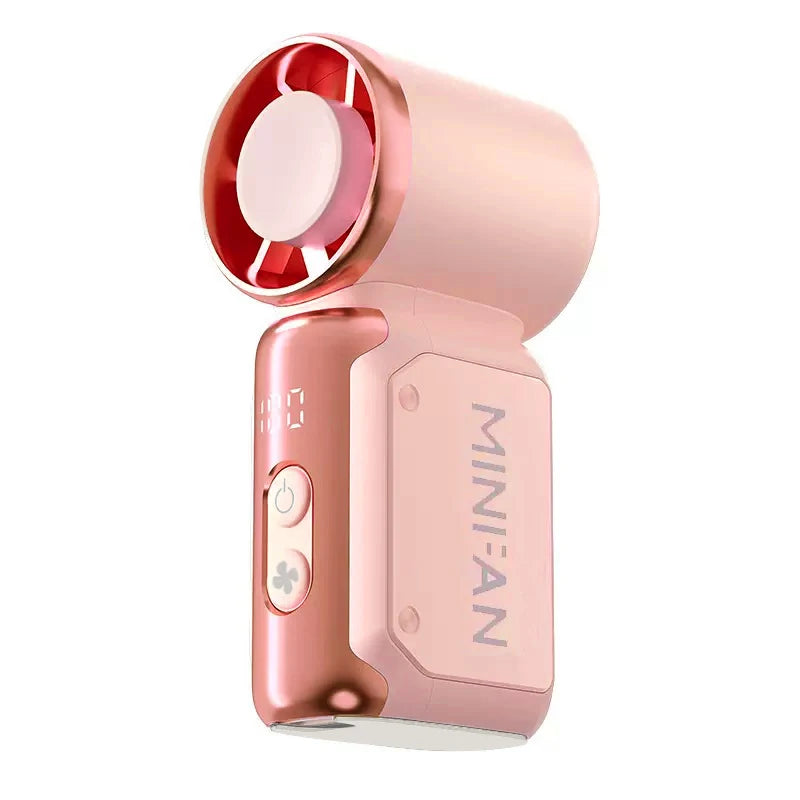 Portable silent mini bladeless electric fan, suitable for outdoor, travel, and office use, travel accessories by Tech-Home Store