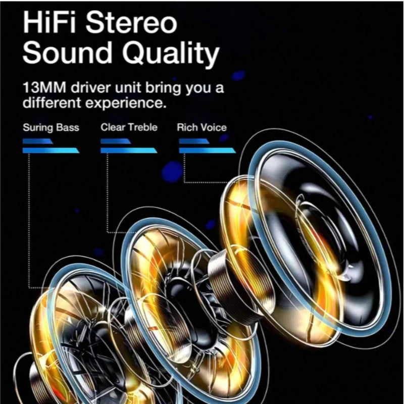 B51-Invisible Mini Headphones, Wireless Bluetooth Compatible, Long Battery Life, Microscopic Compact Hidden Ear Tips by Tech-Home Store