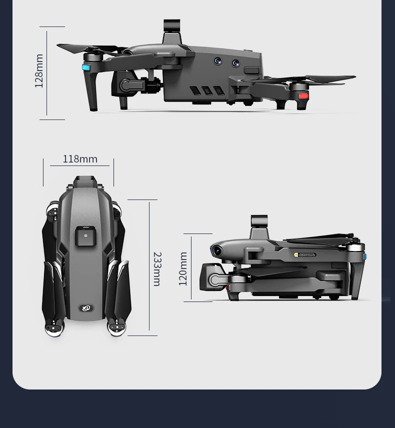S880 Pro Max Professional GPS Drone - 8K Camera, 3 Axis Gimbal, 5G WiFi, Brushless by Tech-Home Store