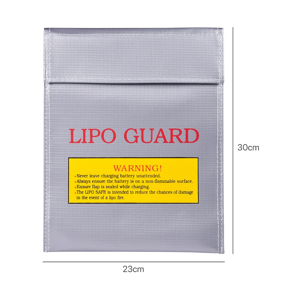 Lipo Guard Safety Bag - Explosion-Proof Fireproof LiPo Battery Storage and Charging Pouch for RC Drones by Tech-Home Store