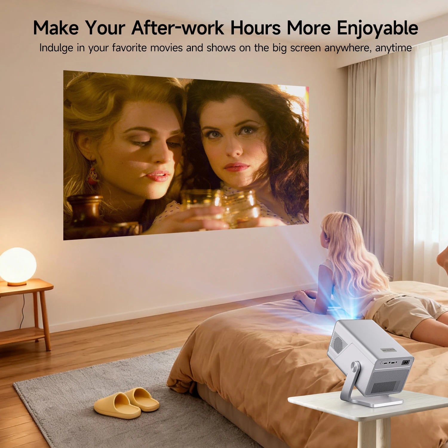 Magcubic X7 Projector - 1000 ANSI Brightness Native 1080p With 8K Support And Android 14 by Tech-Home Store