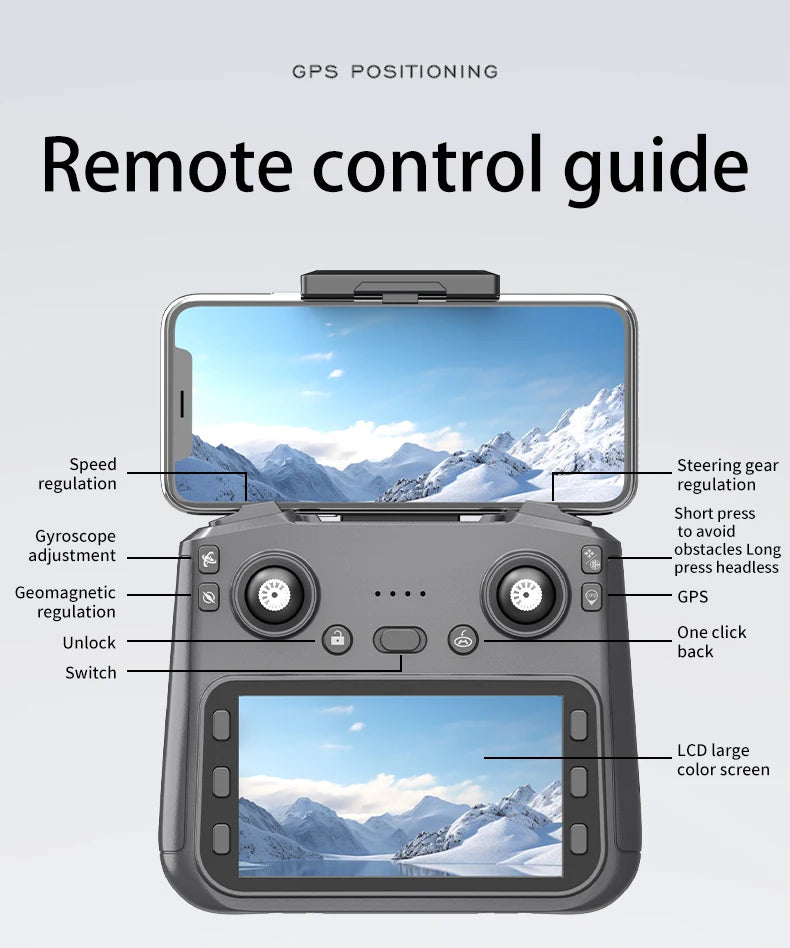 L600-1 MAX GPS Drone - Cinema-Grade 8K Recording With 360-Degree Laser Obstacle Avoidance And Long-Range Control by Tech-Home Store