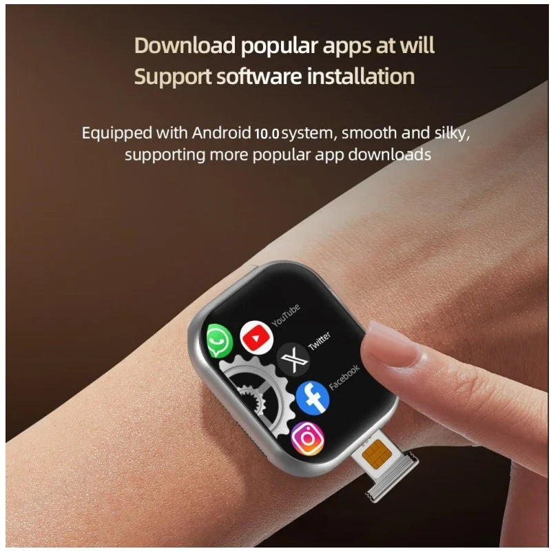 S10 Plus VP29 4G LTE Smartwatch With 2.29inch Amoled Rotary Camera GPS Whatsapp App Store Video Calling 512GB Rom Smart Watch by Tech-Home Store