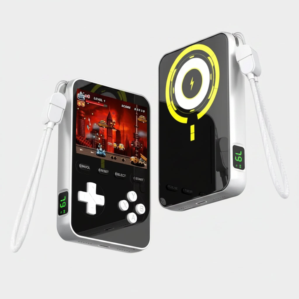 Mini Game Console Thin Magnetic Wireless Power Bank 5000mAh Portable Fast Charging External Battery For iPhone 16 Samsung by Tech-Home Store
