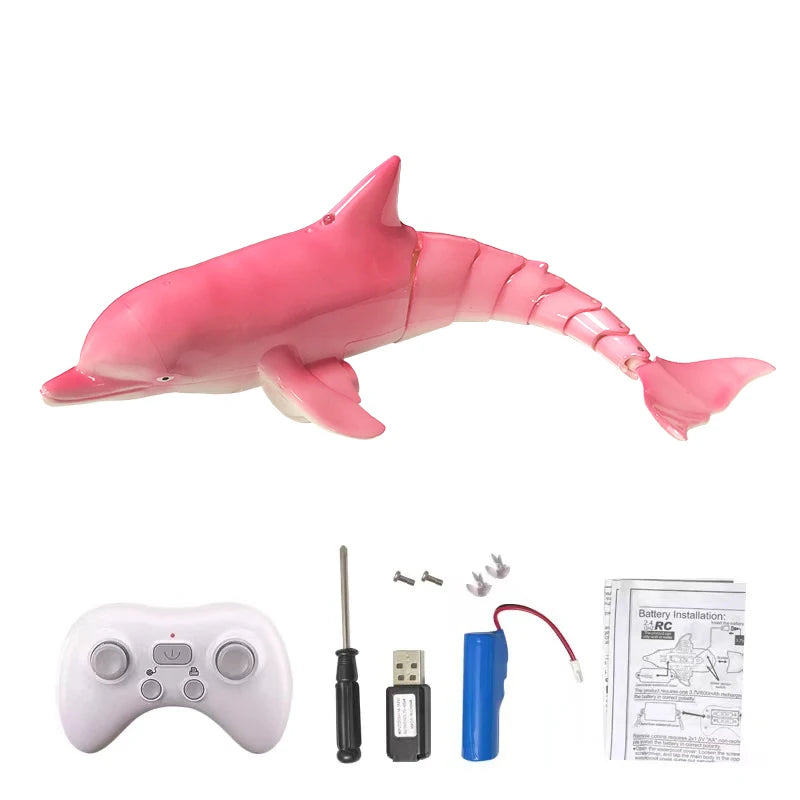 Smart Rc Shark whale Spray Water Toy Remote Controlled Boat ship Submarine Robots Fish Electric Toys for Kids Boys baby Children by Tech-Home Store