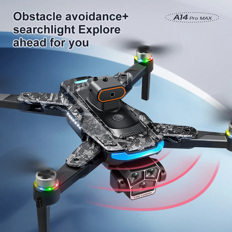 SkyTech A14 Pro Max Drone - Dual 8K HD Cameras With 5G WiFi GPS And Brushless Motors by Tech-Home Store