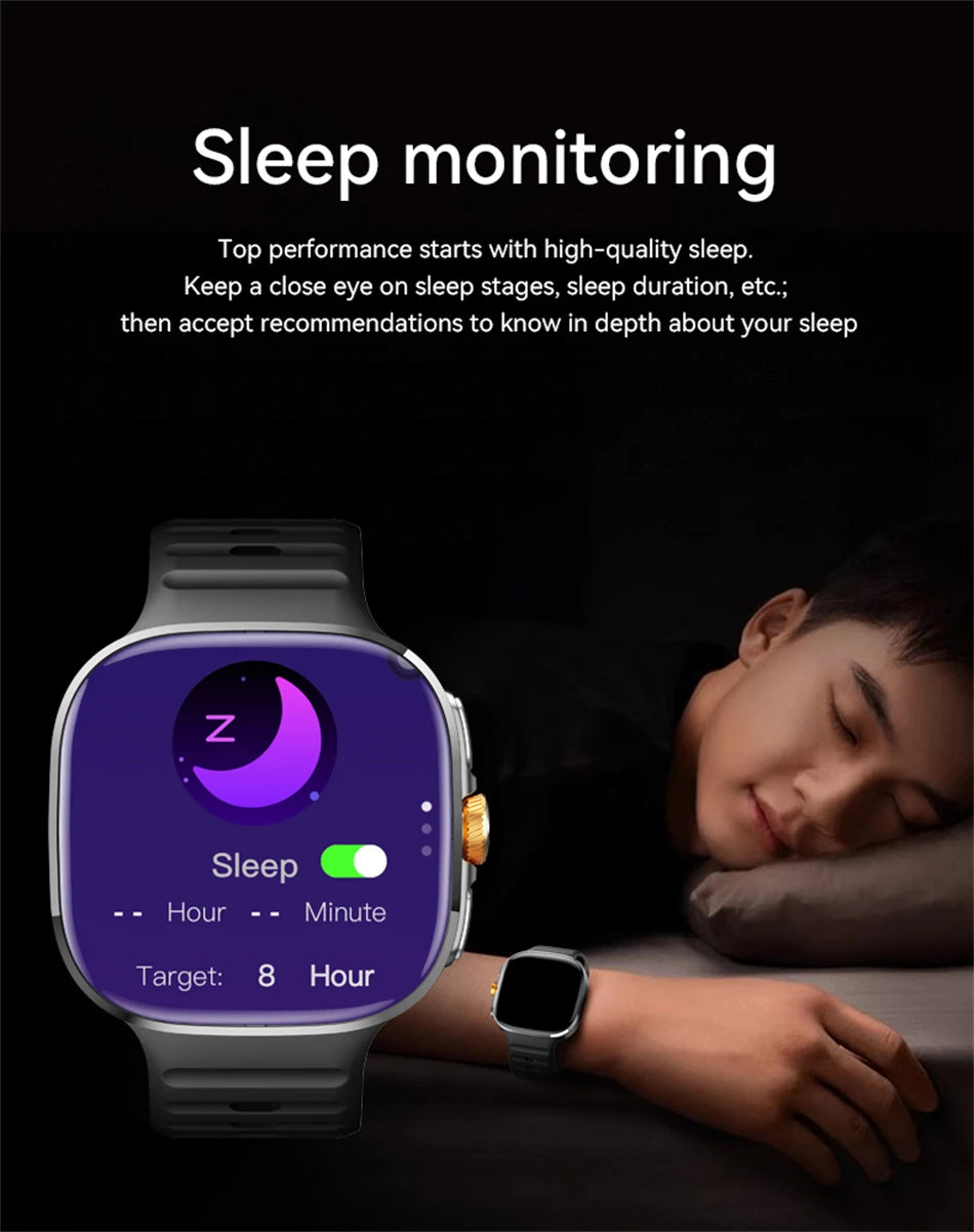5G/4G Full Network Smart Watch 720*720 AMOLED Screen Video Call 16GB+256GB RAM 2100 MAH Battery Google Play WIFI GPS Smartwatch by Tech-Home Store