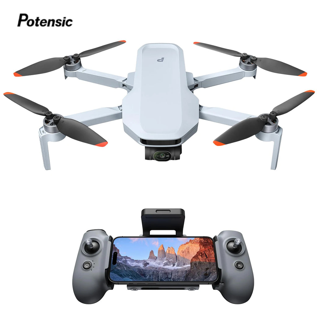Potensic ATOM 2 Camera Drone, 4K HDR Video, 8K Photo, 3-Axis Gimbal,Under 249g, Vertical Shooting,10-KM, AI Night Shot, AI Track by Tech-Home Store