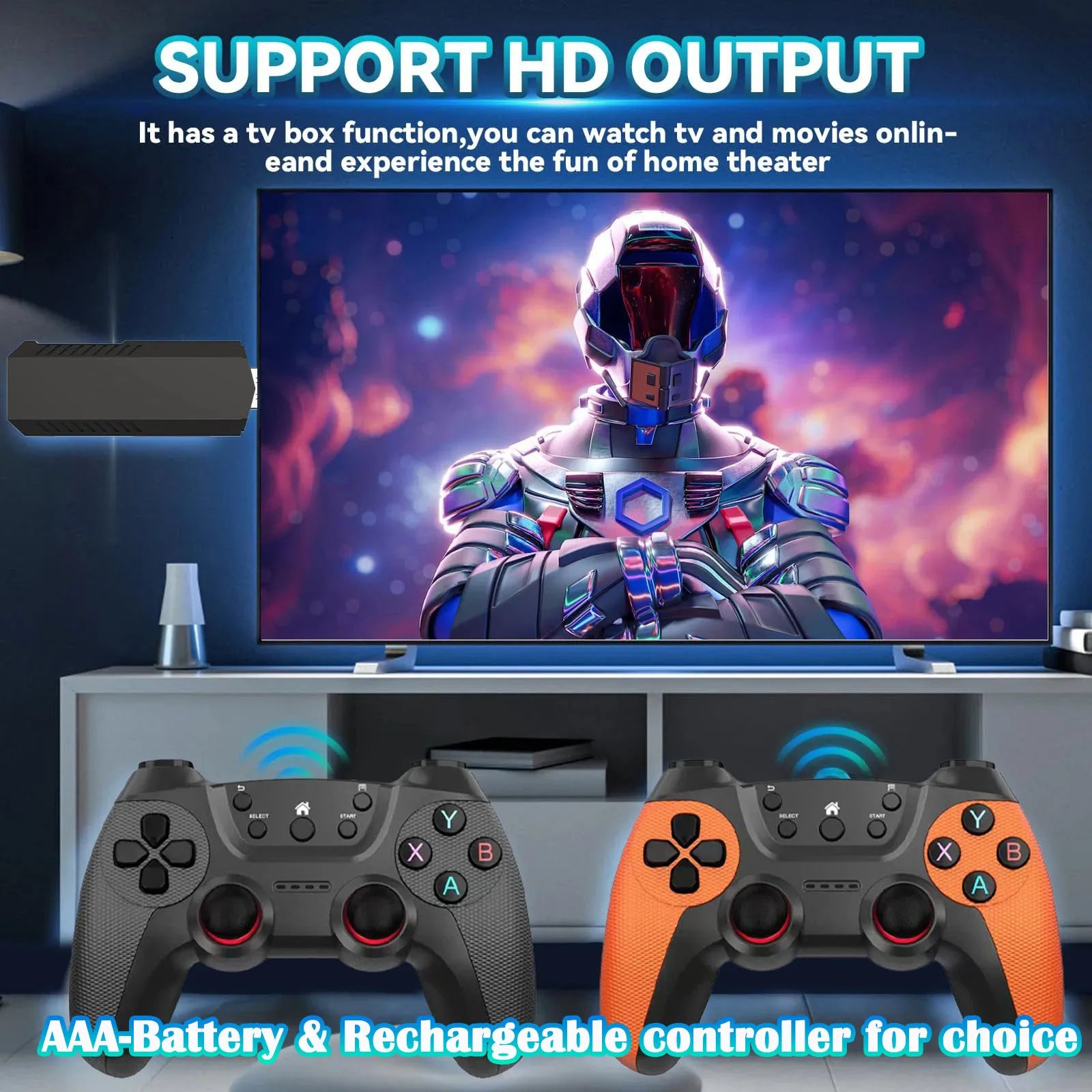 X2Pro TV Game Stick 4K HD Video Handle Game Console 40K/50K Games 64g/128g for PSP Retro Arcade Games PK M15 Pro for Home Gaming by Tech-Home Store