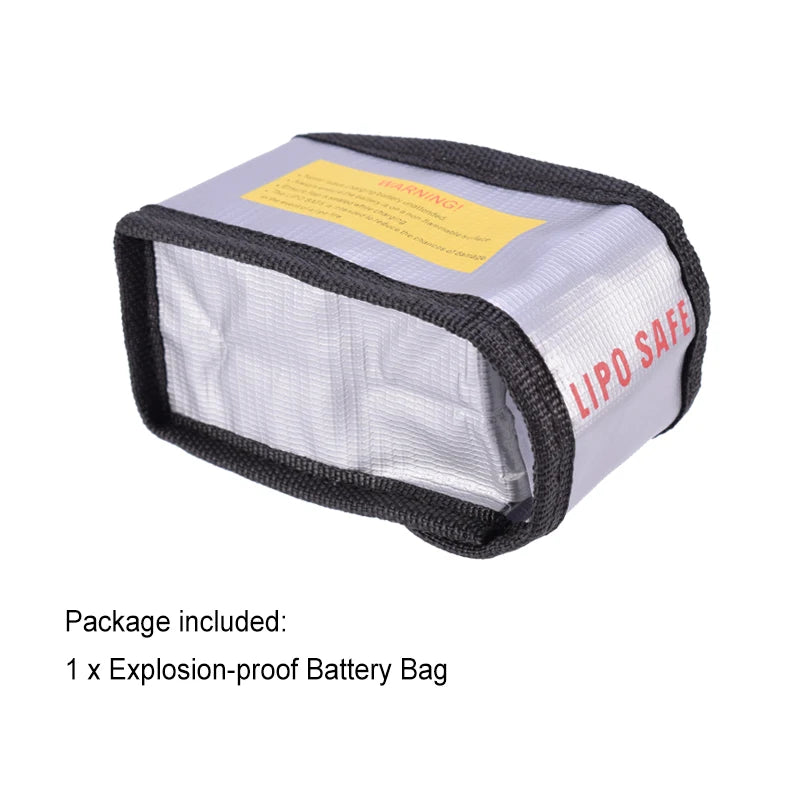 Lipo Guard Safety Bag - Explosion-Proof Fireproof LiPo Battery Storage and Charging Pouch for RC Drones by Tech-Home Store