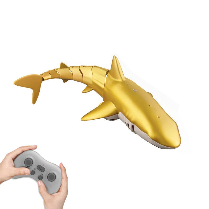 Smart Rc Shark whale Spray Water Toy Remote Controlled Boat ship Submarine Robots Fish Electric Toys for Kids Boys baby Children by Tech-Home Store