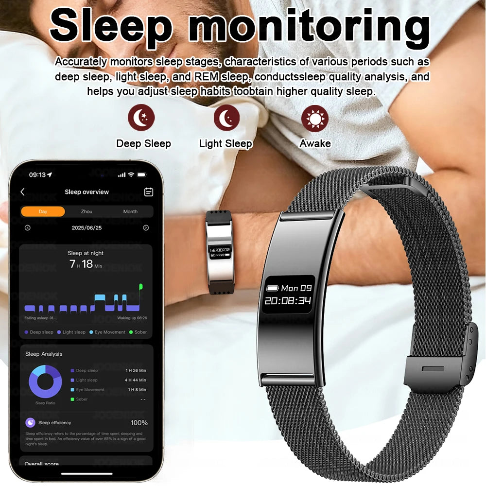 Men Women Smart Bracelet Heart Rate Sleep Monitor Health Smart Band Waterproof Sports Fitness Tracker Smartwatch For Android iOS by Tech-Home Store