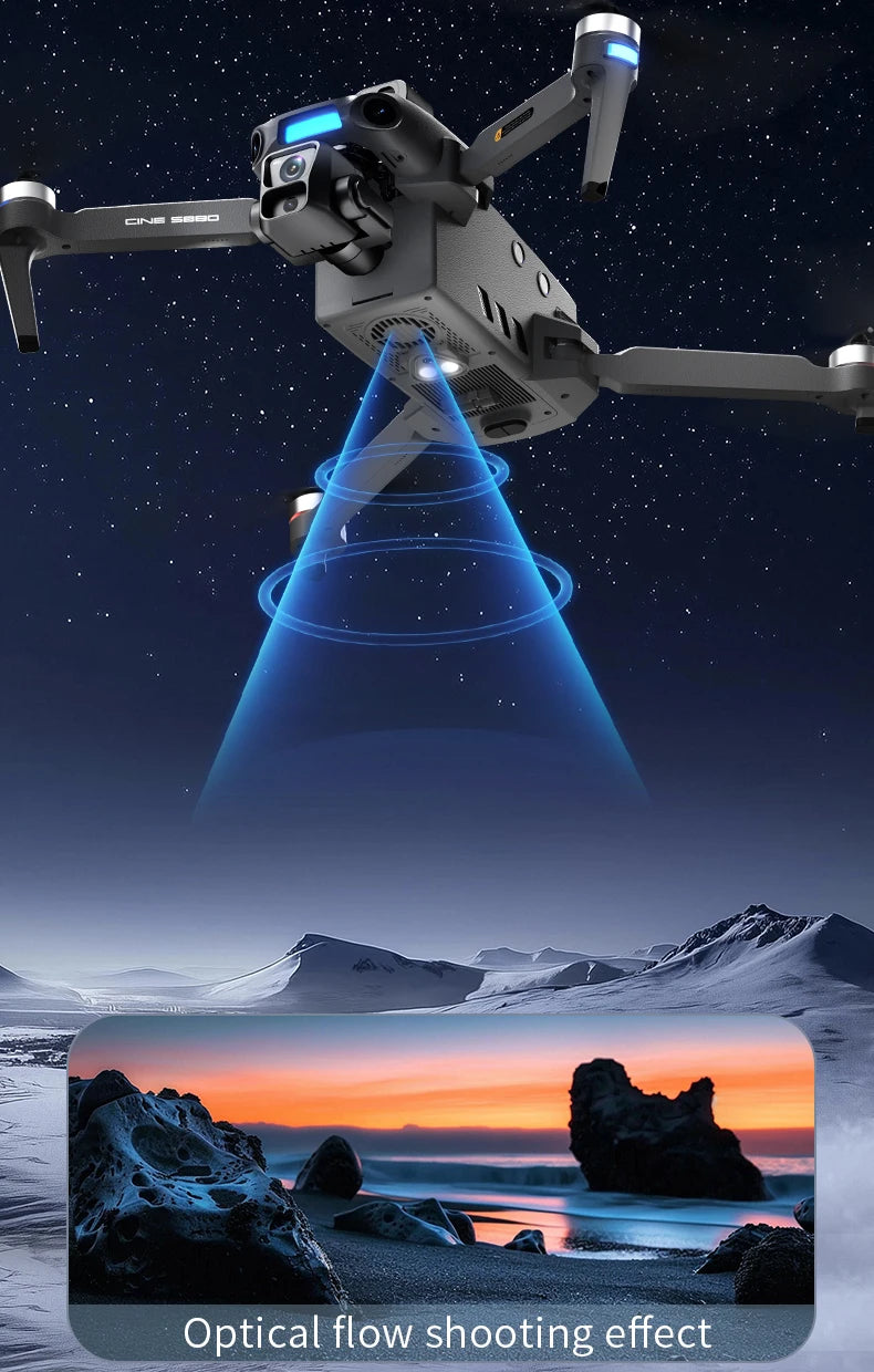 S880 Pro Max Professional GPS Drone - 8K Camera, 3 Axis Gimbal, 5G WiFi, Brushless by Tech-Home Store