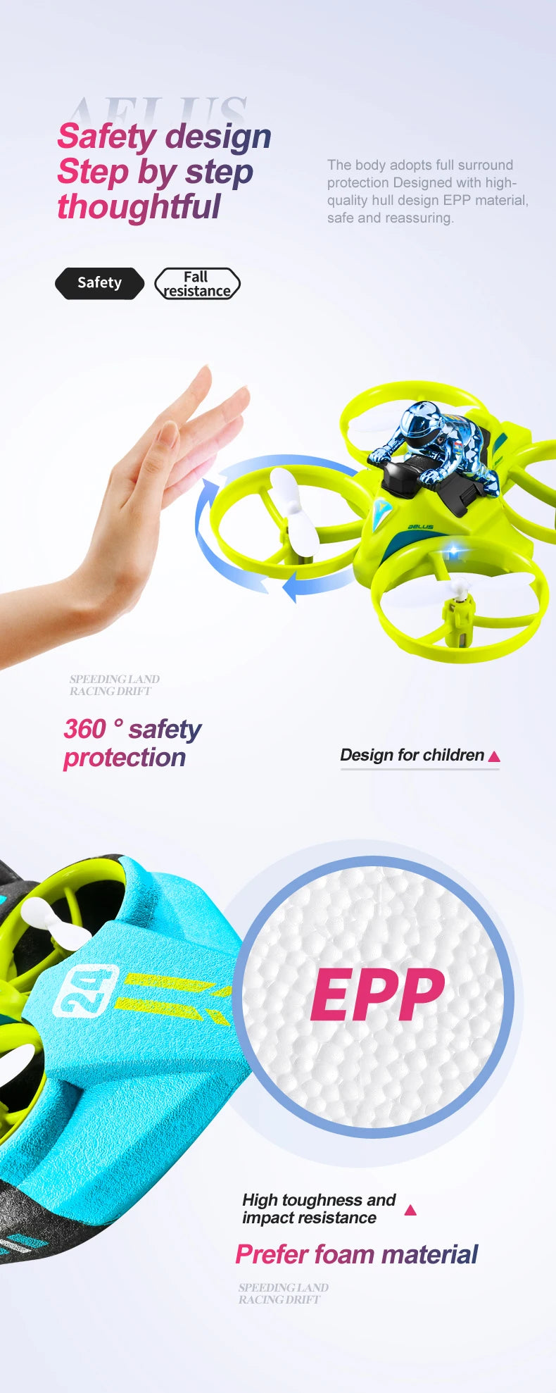 4DRC Mini RC Drone Altitude Hold Headless Mode 3 in 1 Sea Land Air Flight 2.4G Remote Control Quadcopter Boat RC Helicopter Toys by Tech-Home Store