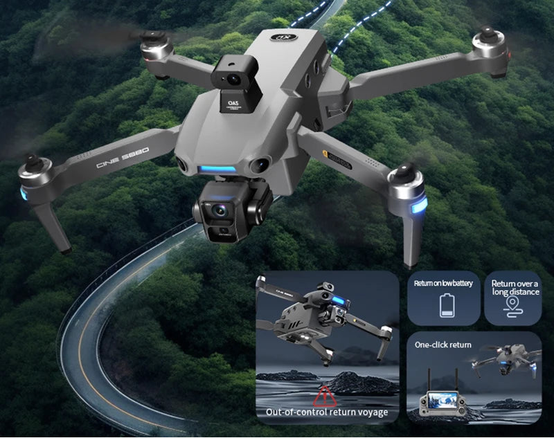 S880 Pro Max Professional GPS Drone - 8K Camera, 3 Axis Gimbal, 5G WiFi, Brushless by Tech-Home Store