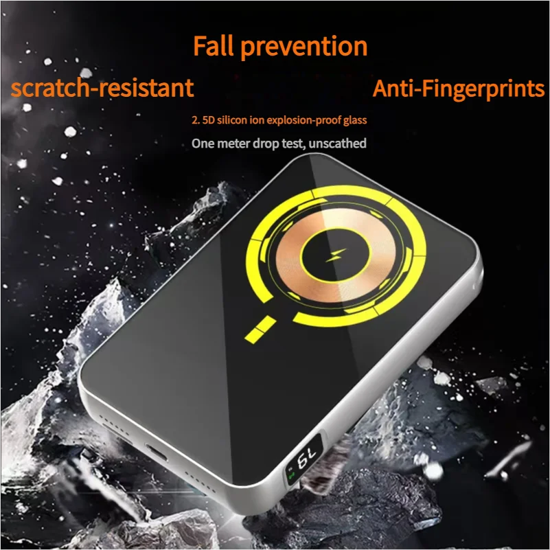 Mini Game Console Thin Magnetic Wireless Power Bank 5000mAh Portable Fast Charging External Battery For iPhone 16 Samsung by Tech-Home Store