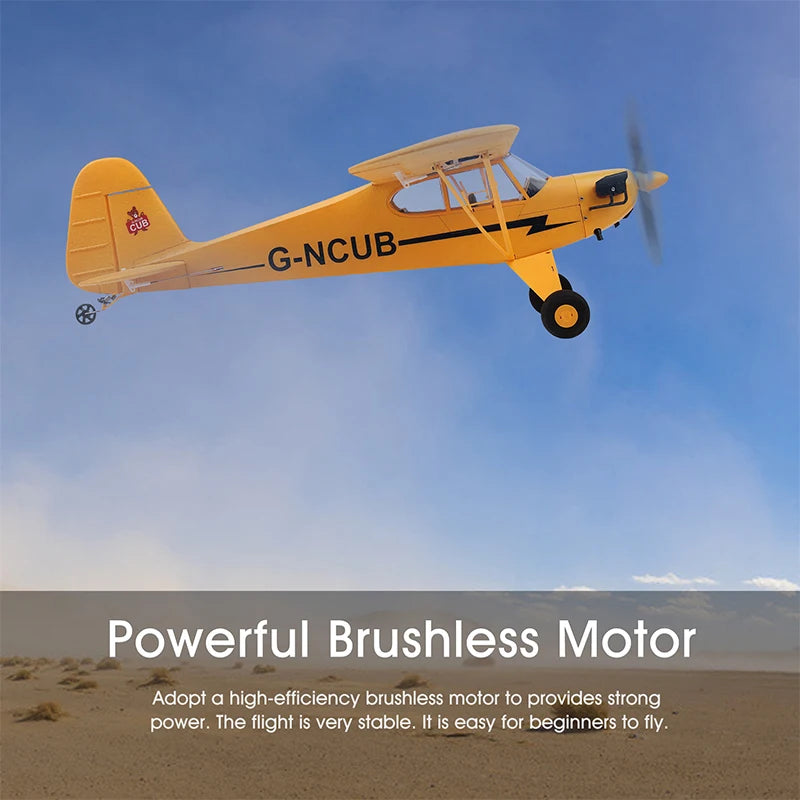 Hot Sale RC Plane RTF 2.4G Brushless Motor 3D/6G Remote Control Airplane Wltoys A160 Upgraded J3-CUB Ready To Fly by Tech-Home Store