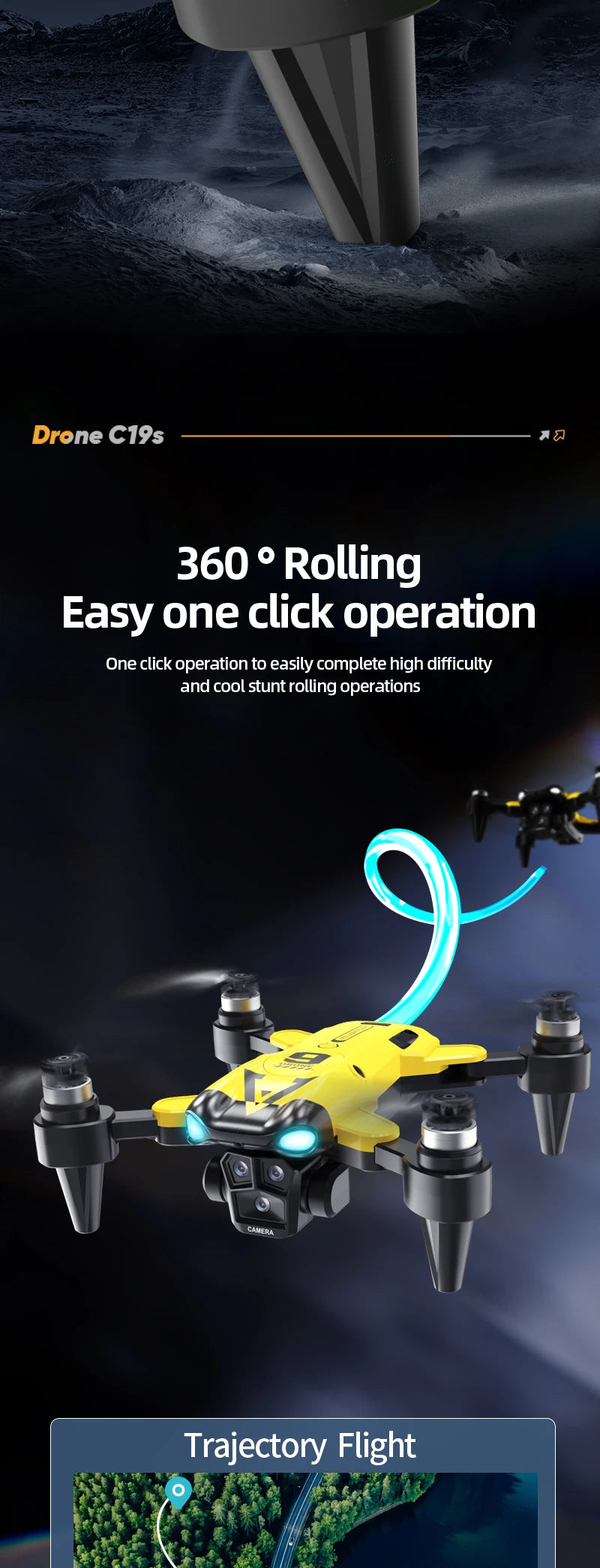 New B9 Pro RC Drone 4K 1080P Wide Angle Dual HD Camera Foldable Quadcopter WiFi FPV Altitude Hold， Long Endurance Drone - Equipped With Optical Flow Positioning And Dual High-definition Cameras, It Is The Perfect Gift For A by Tech-Home Store