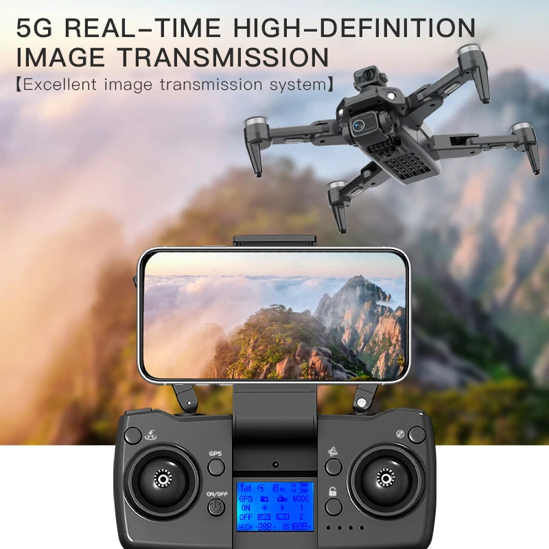 L900 PRO MAX 360 Degree Obstacle Avoidance GPS Drone - Dual 4K Cameras, 5G WiFi FPV, Foldable RC Quadcopter by Tech-Home Store