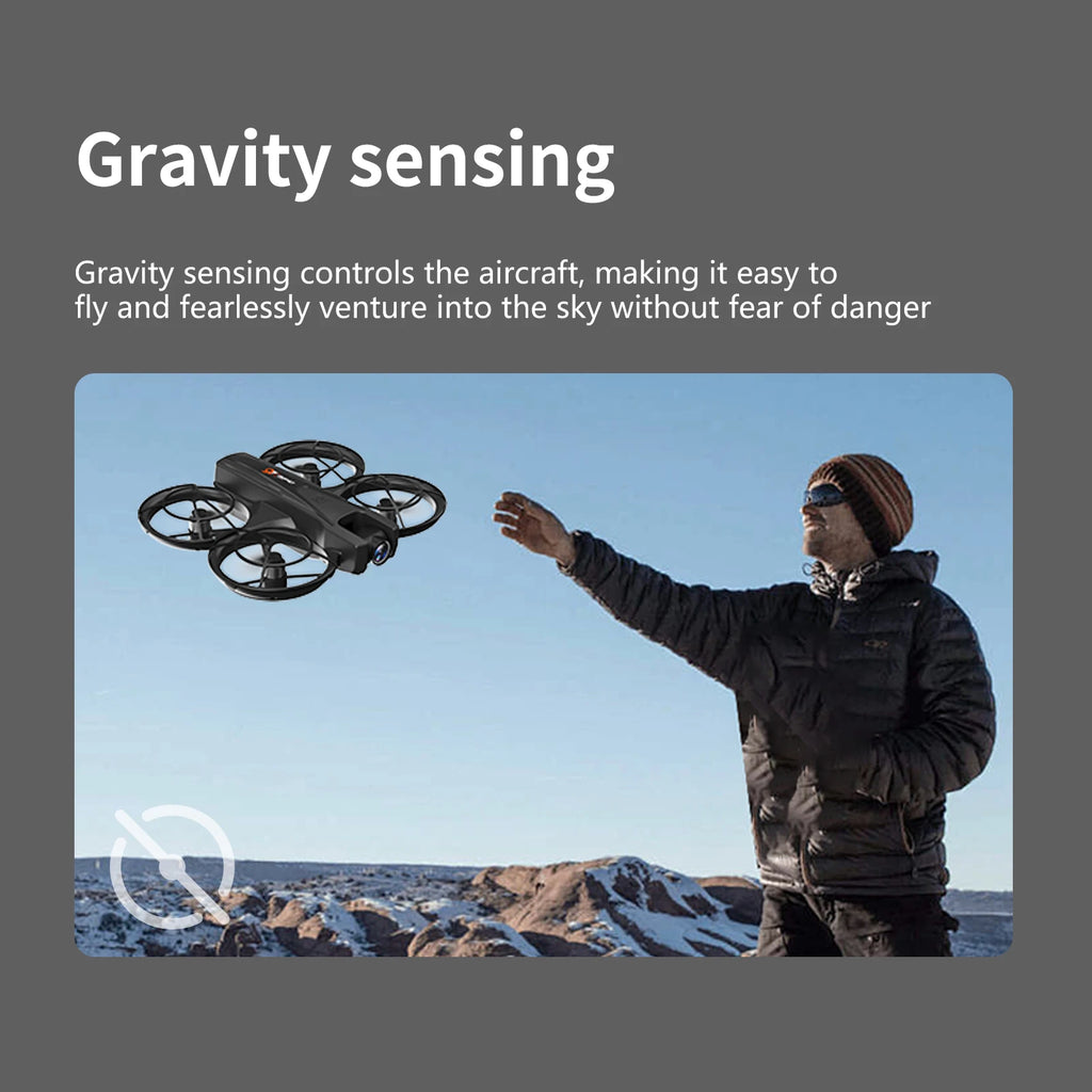 SkyNova Camera Pro Drone - Ultra Lightweight 129g 4K Dual Camera With 360 Degree Gimbal by Tech-Home Store