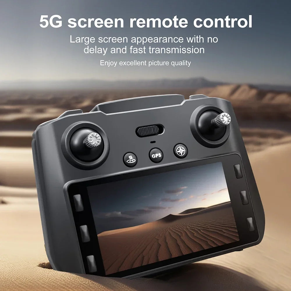 S159 GPS Drone 8K HD Dual Camera Professional 360° Obstacle Avoidance Brushless Foldable Quadcopter with Screen 5G WiFi Dron Toy by Tech-Home Store