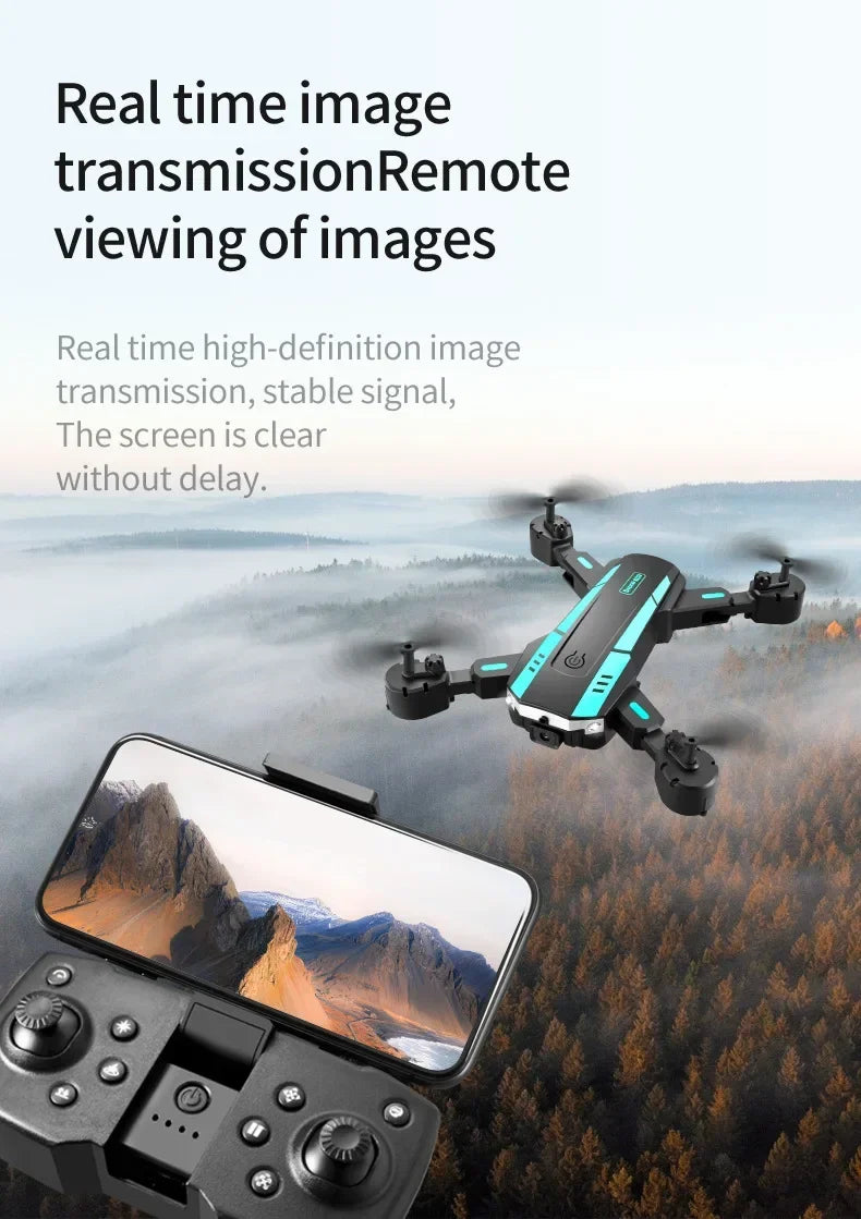 NovaTech G6 Drone - Dual Camera 5G Live Streaming Foldable GPS Quad With Obstacle Avoidance by Tech-Home Store
