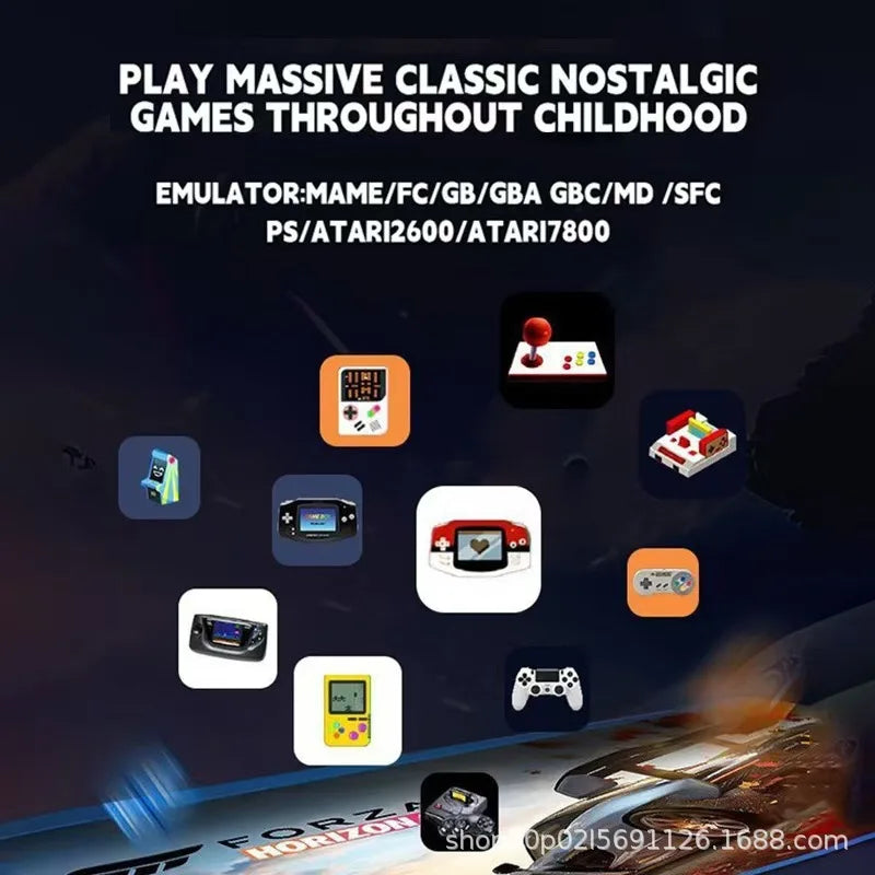 X2 Retro Game Stick 4K Video Game Console 40000+ Games,40+ Emulators,HD Output 2 Wireless Controllers,Plug and Play,TV/Computer by Tech-Home Store
