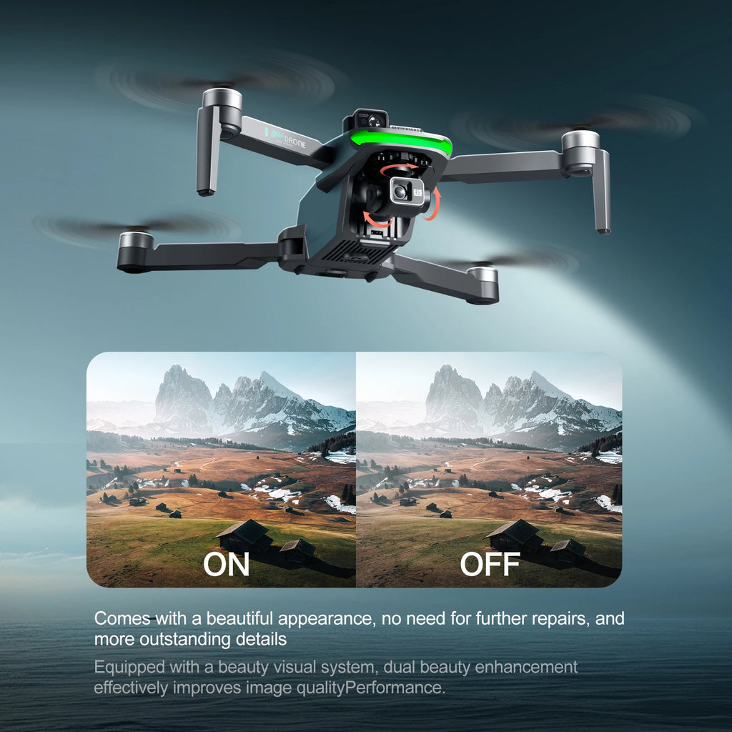 2025 NEW HOT S155 GPS Drone 8K Professional Dual HD Camera 5G FPV 360° Obstacle Avoidance Brushless Motor
