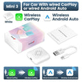 CarlinKit 5.0 Mini Ultra Wireless Adapter Wireless CarPlay Android Auto For OEM Car Plug and Play WiFi Bluetooth Auto Connection by Tech-Home Store