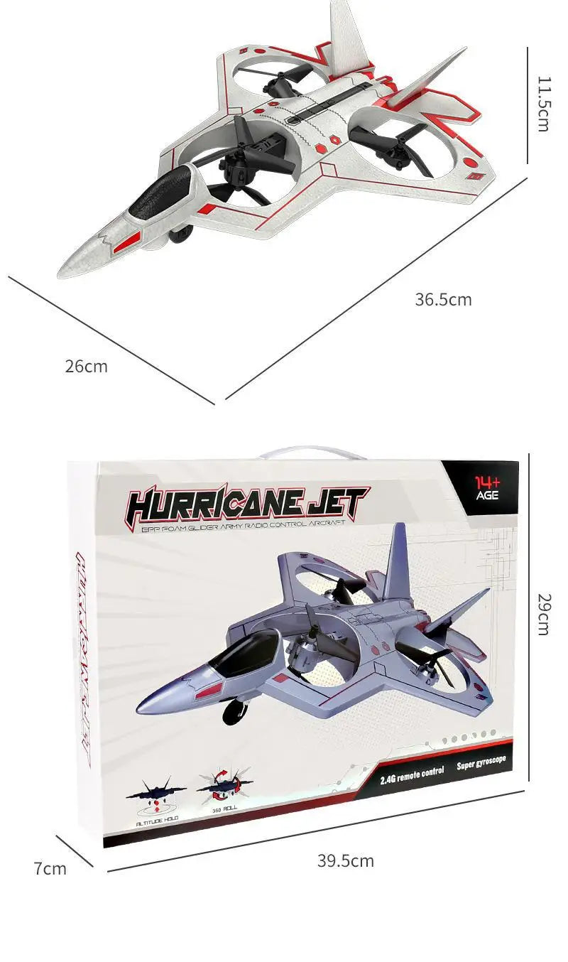 SkyTech AeroStunt Foam RC Plane - Beginner-Friendly 5-Channel Control For Easy Outdoor Flights by Tech-Home Store