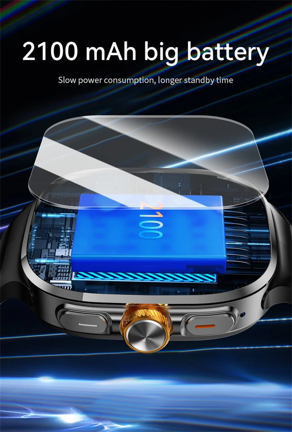 5G/4G Full Network Smart Watch 720*720 AMOLED Screen Video Call 16GB+256GB RAM 2100 MAH Battery Google Play WIFI GPS Smartwatch by Tech-Home Store