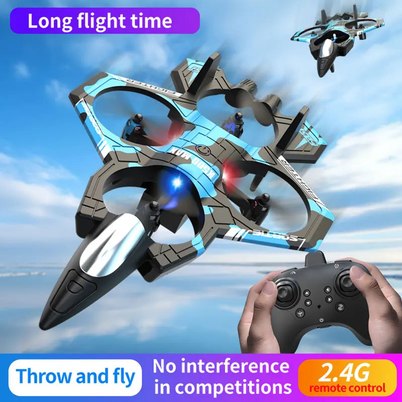 JCMO K500MAX Glider Flying Helicopter RC Hobby Jet Plane - 2.4GHz Stunt Ready With Easy Indoor Outdoor Setup by Tech-Home Store