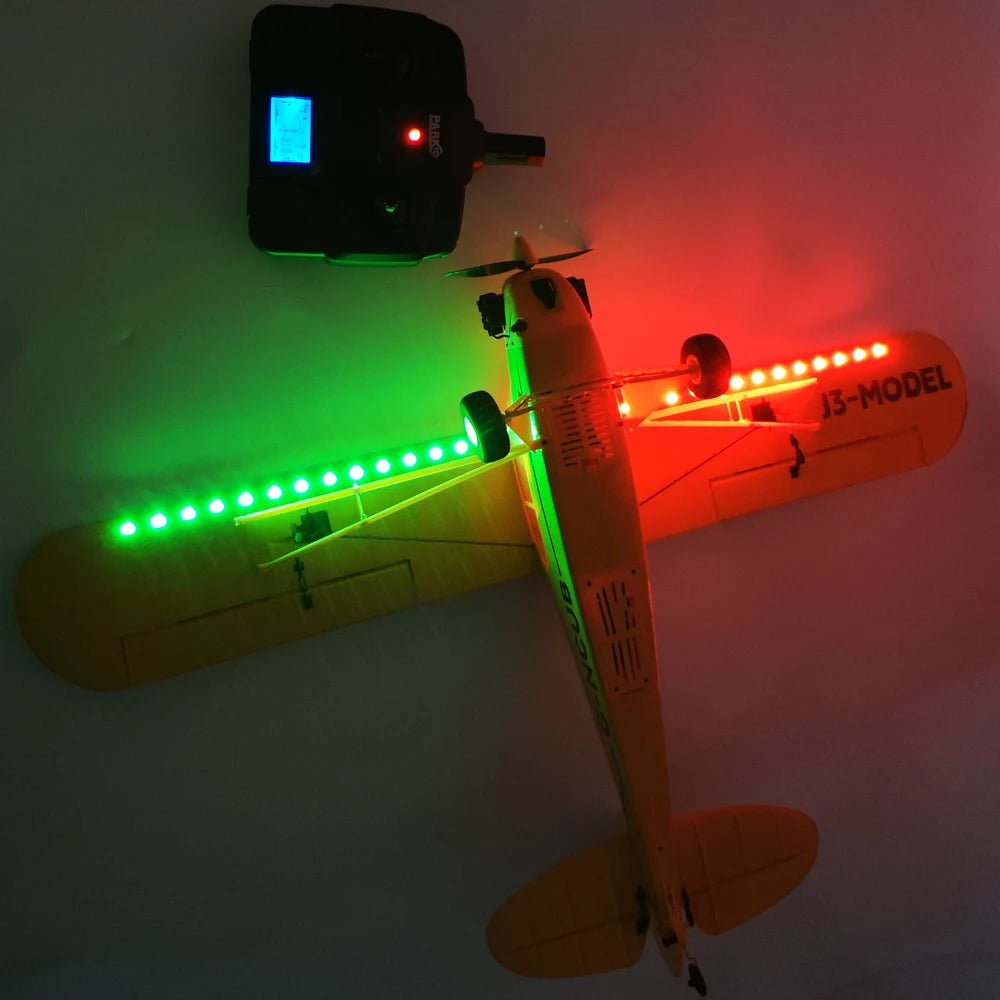 Hot Sale RC Plane RTF 2.4G Brushless Motor 3D/6G Remote Control Airplane Wltoys A160 Upgraded J3-CUB Ready To Fly by Tech-Home Store