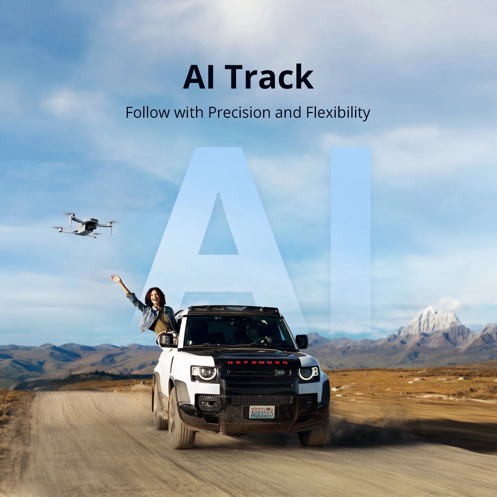 Potensic ATOM 2 Camera Drone, 4K HDR Video, 8K Photo, 3-Axis Gimbal,Under 249g, Vertical Shooting,10-KM, AI Night Shot, AI Track by Tech-Home Store