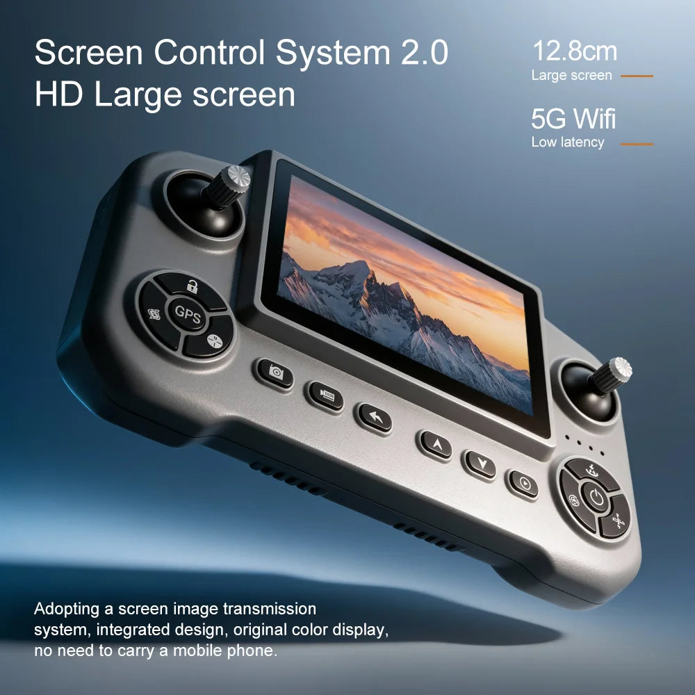 V918 Max Drone Laser Obstacle Avoidance 8K GPS Professional Camera FPV 3000M RC Quadcopter with LCD Screen Remote Control Gifts by Tech-Home Store