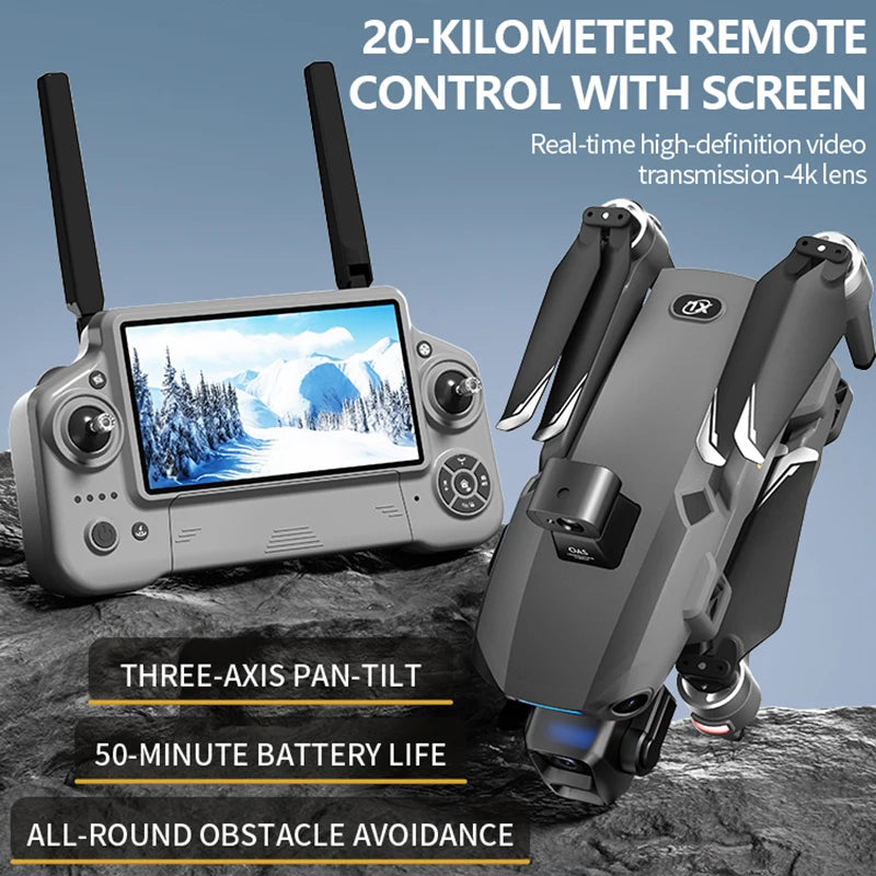 S880 Pro Max Professional GPS Drone - 8K Camera, 3 Axis Gimbal, 5G WiFi, Brushless by Tech-Home Store