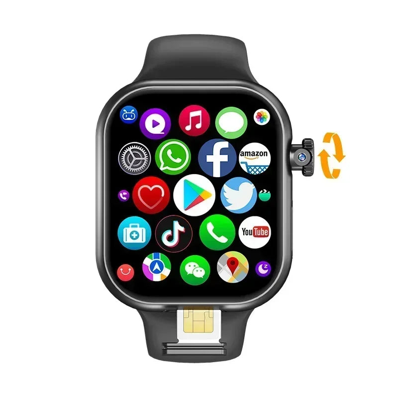 5G Android Smartwatch VP29 4G/5G LTE Sim Card GPS WIFI 2.29 inch Rotary Camera NFC health monitoring GPS WIFI App Store by Tech-Home Store