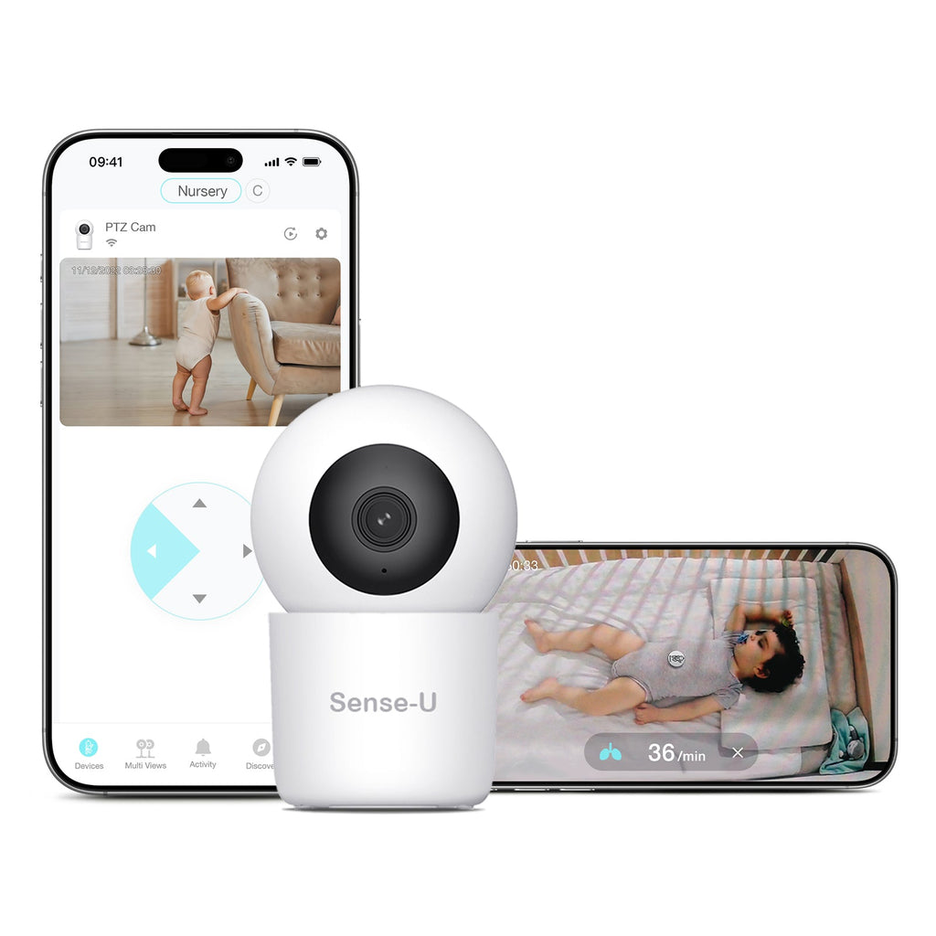 SecureView AI 2K PTZ Cam - AI Powered Home Security With 2K Clarity, PTZ Control, And Smart Alerts by Sense-U