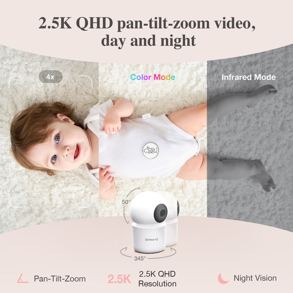 SecureView AI 2K PTZ Cam - AI Powered Home Security With 2K Clarity, PTZ Control, And Smart Alerts by Sense-U